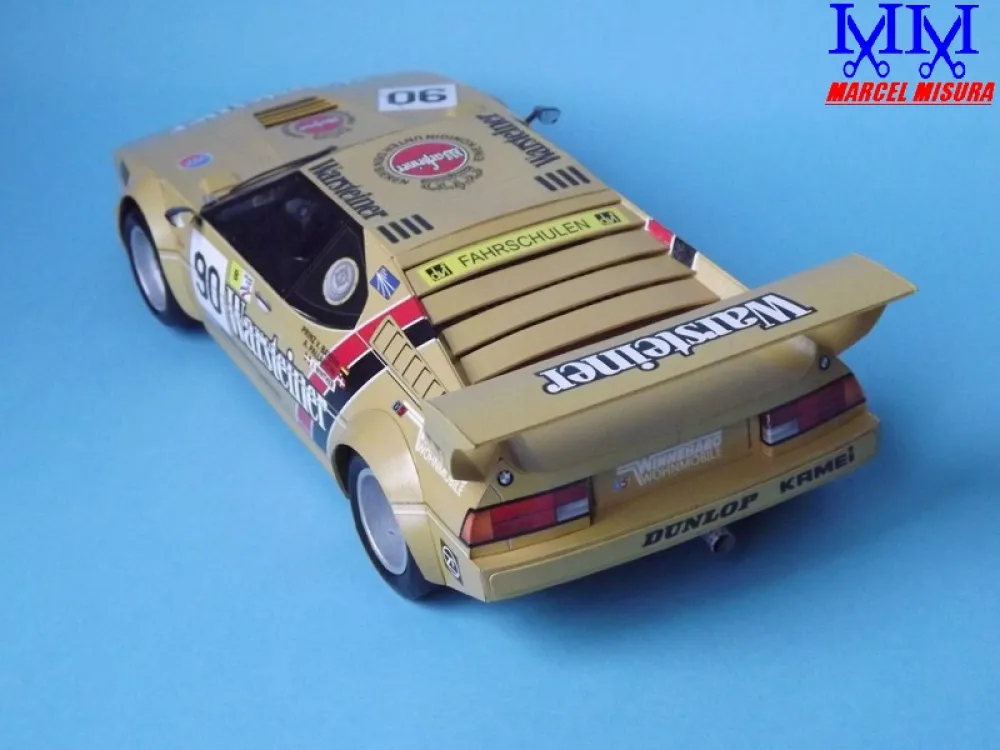 Papierový model BMW M1 Warsteiner LM 1983